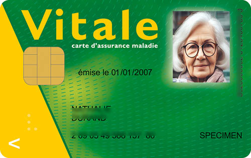 carte vitale mise à jour par la pharmacie Noto C.C. Auchan